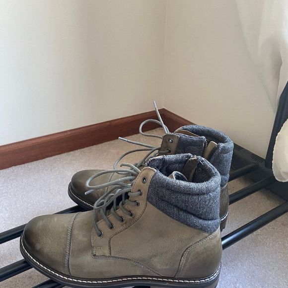 CREVO Men Avalonn Leather Boots - NEW NWT - Picture 4 of 10